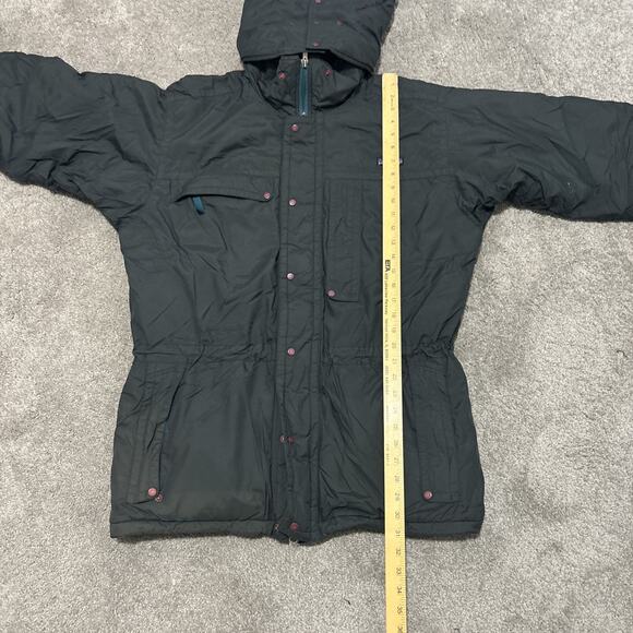 Vtg Patagonia DAS Rain Parka Green Purple Guide Jacket 90s Mens Small - Picture 5 of 5